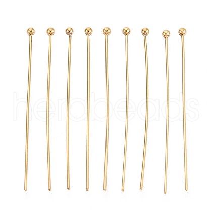 304 Stainless Steel Head Pins STAS-T065-40mm-20G-1