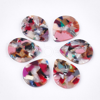 Cellulose Acetate(Resin) Pendants KY-T008-07E-1