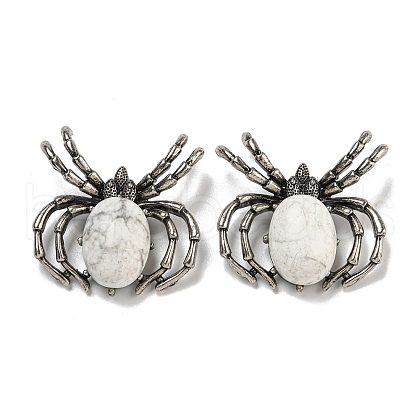 Natural Howlite Pendants G-G147-05AS-03-1