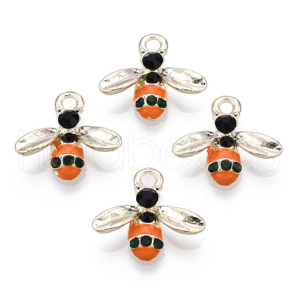 Alloy Enamel Pendants X-PALLOY-T056-49A-1