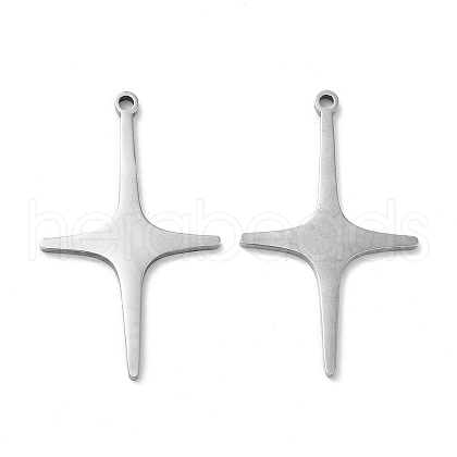 Non-Tarnish 201 Stainless Steel Pendants STAS-Q216-18P-1