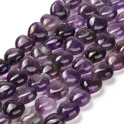 Natural Amethyst Beads Strands G-H005-C11-01-1