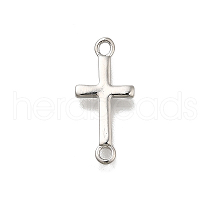Brass Connector Charms KK-V002-02P-1