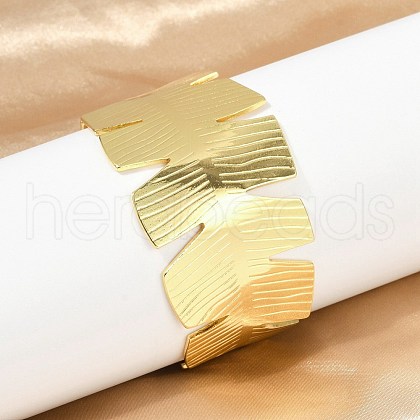 304 Stainless Steel Cuff Bangles for Women BJEW-Z097-09G-1