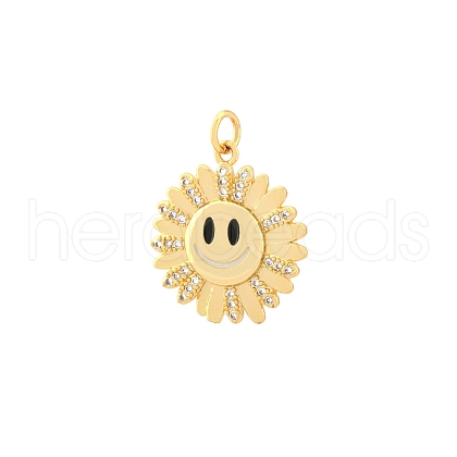 Brass Micro Pave Cubic Zirconia Pendants PW-WGE8ABD-07-1