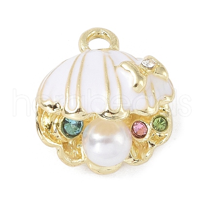 Alloy Rhinestone Pendants FIND-M015-03G-04-1