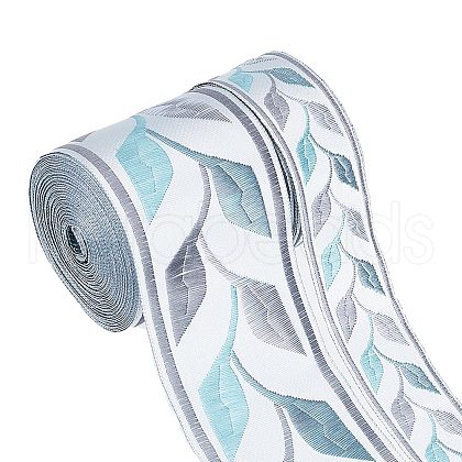 Gorgecraft 10M 2 Styles Embroidery Polyester Ribbon OCOR-GF0002-67A-1