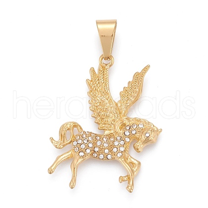 304 Stainless Steel Pendants STAS-I163-055G-1