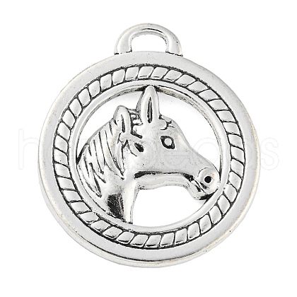 Tibetan Style Alloy Pendants X-TIBEP-S293-015AS-LF-1