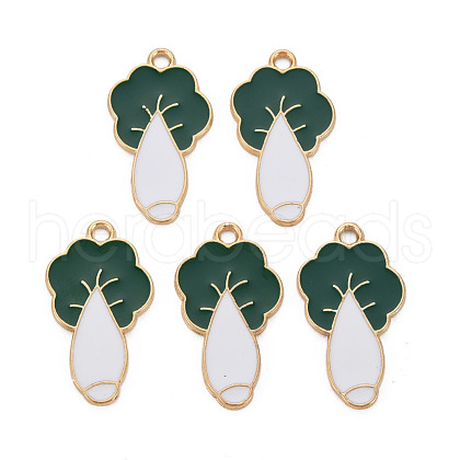 Alloy Enamel Pendants ENAM-T016-16-RS-1