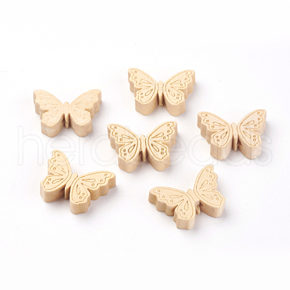 Unfinished Wood Beads X-WOOD-S037-071-1