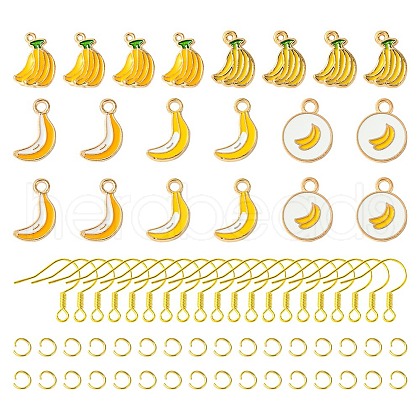DIY Banana Dangle Earrings DIY-FS0006-04-1