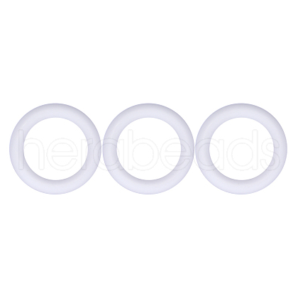 3Pcs Ring Silicone Focal Beads JX895B-01-1