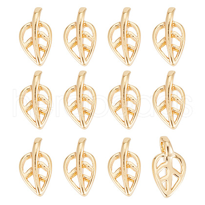 GOMAKERER 60Pcs Brass Charms KK-GO0001-22-1