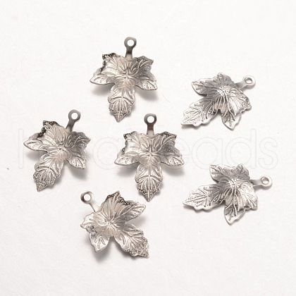 Tarnish Resistant Autumn Theme 316 Surgical Stainless Steel Pendants STAS-K096-28P-1