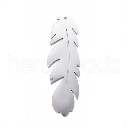 304 Stainless Steel Big Pendants STAS-F254-20B-P-1