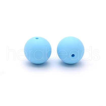 Silicone Beads Round Rubber Bead 15MM Loose Spacer Beads for DIY Supplies Jewelry Keychain Making FIND-SX0001-165-1