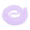 Imitation Jade Glass Beads Strands X-DGLA-S076-8mm-27-01-3