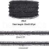 Pleated Chinlon Elastic Fibre Cord OCOR-WH0074-62-2