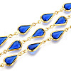 Brass Teardrop Link Chains CHC-N023-09D-G-1
