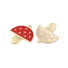 Golden Plated Alloy Enamel Pendants ENAM-Z017-04G-2