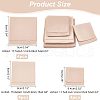  12Pcs 3 Styles Microfiber Jewelry Bag Gift Pouches ABAG-NB0001-54B-3