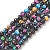 Natural Fire Crackle Agate Beads Strands G-E399-01G-1