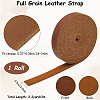 2M Flat AB Grade Cowhide Leather Cord AJEW-WH0479-73F-01-2