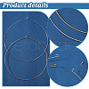 Unicraftale 2Pcs 2 Colors 304 Stainless Steel Choker Necklaces NJEW-UN0001-52-5