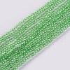 Glass Beads Strands EGLA-E057-02B-2