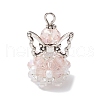 Glass Pendants PALLOY-MZ00665-02-1