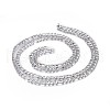 304 Stainless Steel Figaro Chains CHS-G005-C-04P-2