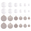  DIY Blank Dome 304 Stainless Steel Pendant Making Kits DIY-TA0011-82-3