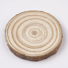 Undyed Unfinished Wooden Cabochons WOOD-T011-22-3