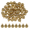 DICOSMETIC 50Pcs Hollow Tibetan Style Alloy Pendants FIND-DC0005-70-1