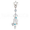 Jellyfish Glass Pendant Decorations HJEW-JM02962-02-1