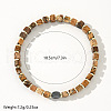 Natural Picture Jasper Beads Stretch Bracelets for Men YL1268-4