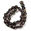 Handmade Dichroic Foil Glass Beads Strands DICH-U001-11D-2