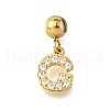 304 Stainless Steel Rhinstone Pendant STAS-H202-50G-G-1