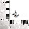 Brass Micro Pave Cubic Zirconia Pendants KK-D356-07A-P-3