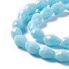 Faceted Glass Beads Strands GLAA-E037-01G-3