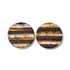 Transparent Resin & Walnut Wood Pendants RESI-TAC0017-68B-01-1