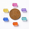 Transparent Acrylic Beads TACR-S154-27B-3