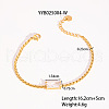 Elegant Stainless Steel Cardano Chains Bracelets UA2572-2-2