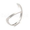 Non-Tarnish 304 Stainless Steel Open Cuff Rings for Women RJEW-N048-04P-1