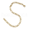 Ion Plating(IP) 304 Stainless Steel Figaro Chain Bracelets BJEW-I274-03G-2