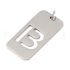 304 Stainless Steel Pendants STAS-M115-01P-B-2