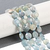 Natural Aquamarine Beads Strands G-C116-A22-01C-1