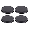 Flat Round Polymer Clay Display Base ODIS-WH0025-171B-1