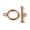 Ion Plating(IP) 304 Stainless Steel Ring Toggle Clasps X-STAS-L176-13G-2